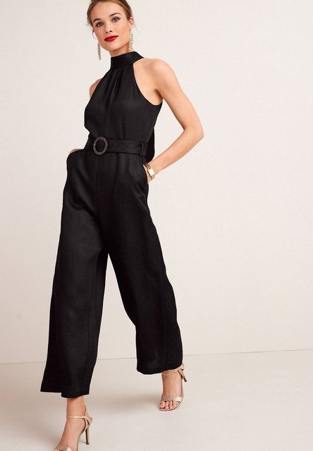 Next Jumpsuit Leinenoverall mit Gürtel (1-tlg) günstig online kaufen