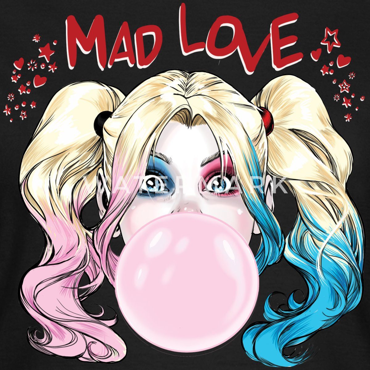 Spreadshirt T-Shirt Harley Quinn Mad Love günstig online kaufen