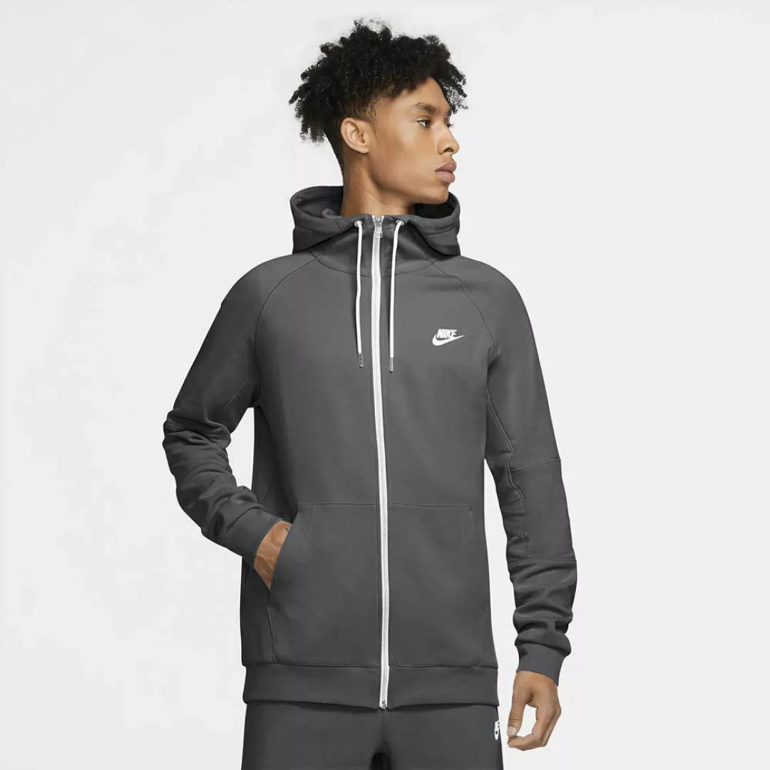 Nike Sportswear Sweatshirt Mit Durchgehendem Reißverschluss M Iron Grey / I günstig online kaufen