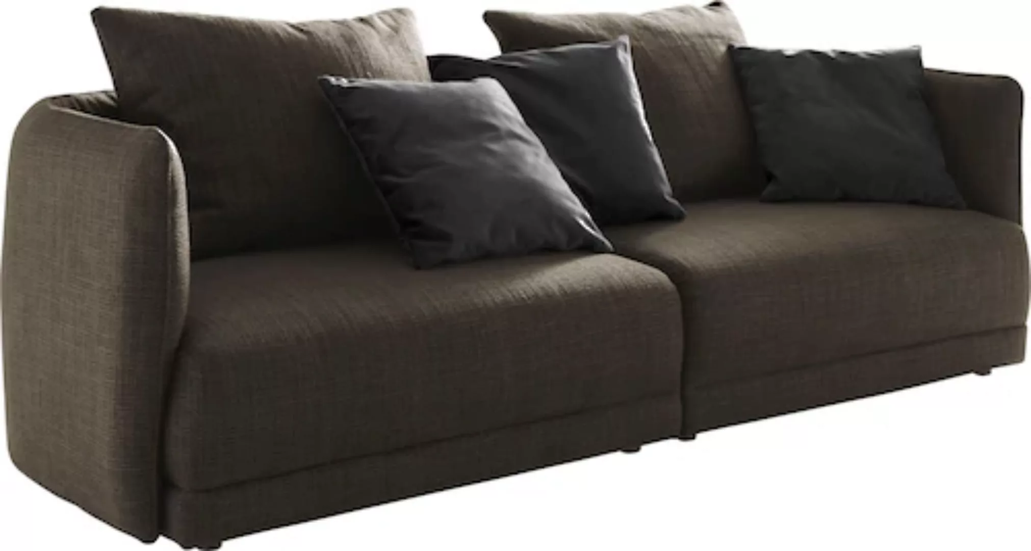 designwerk Big-Sofa "New York", Breite 253 cm, mit schmaler Arm- und Rücken günstig online kaufen