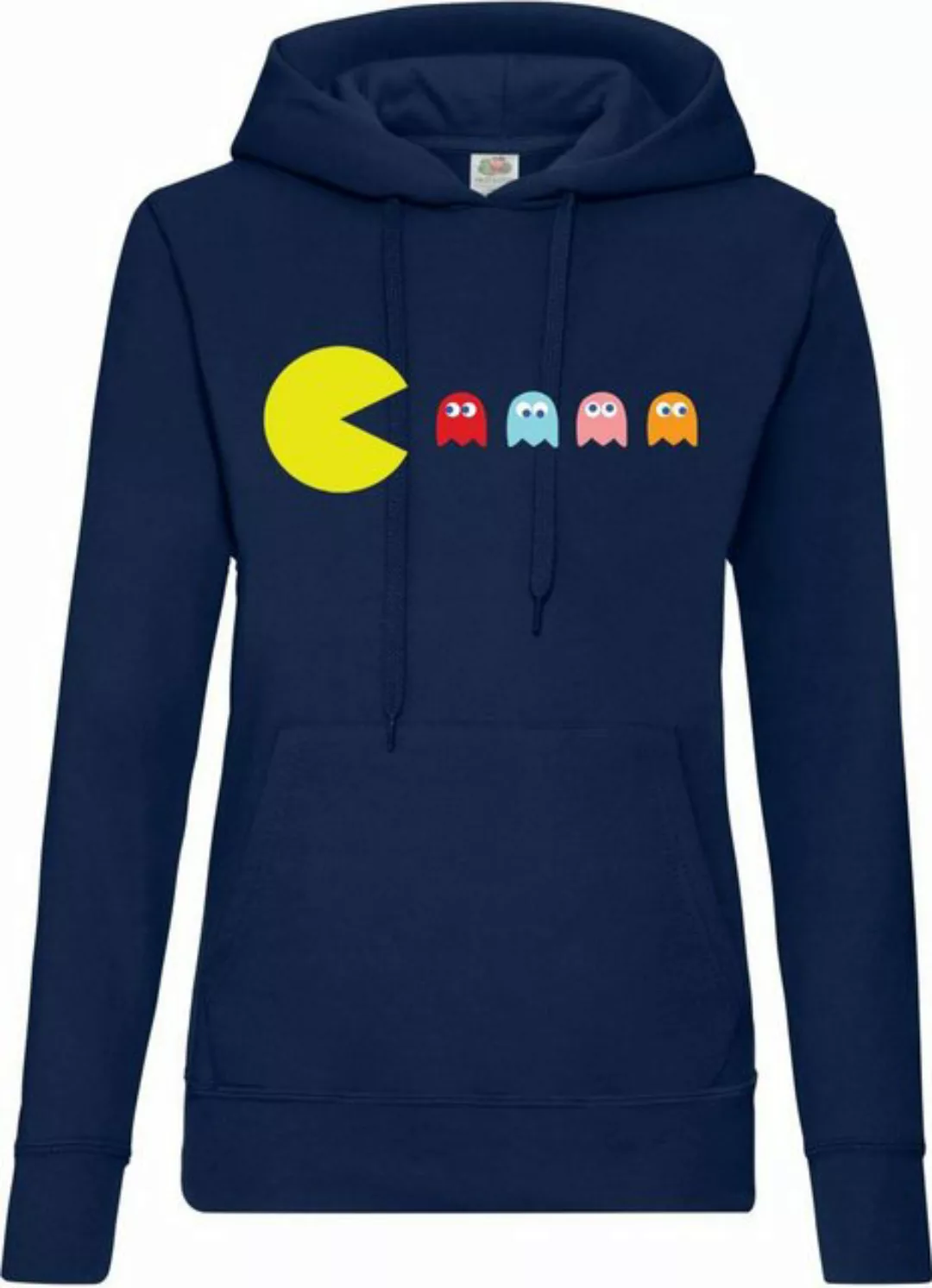 Youth Designz Kapuzenpullover Pacman Damen Hoodie Pullover mit lustigem Fro günstig online kaufen