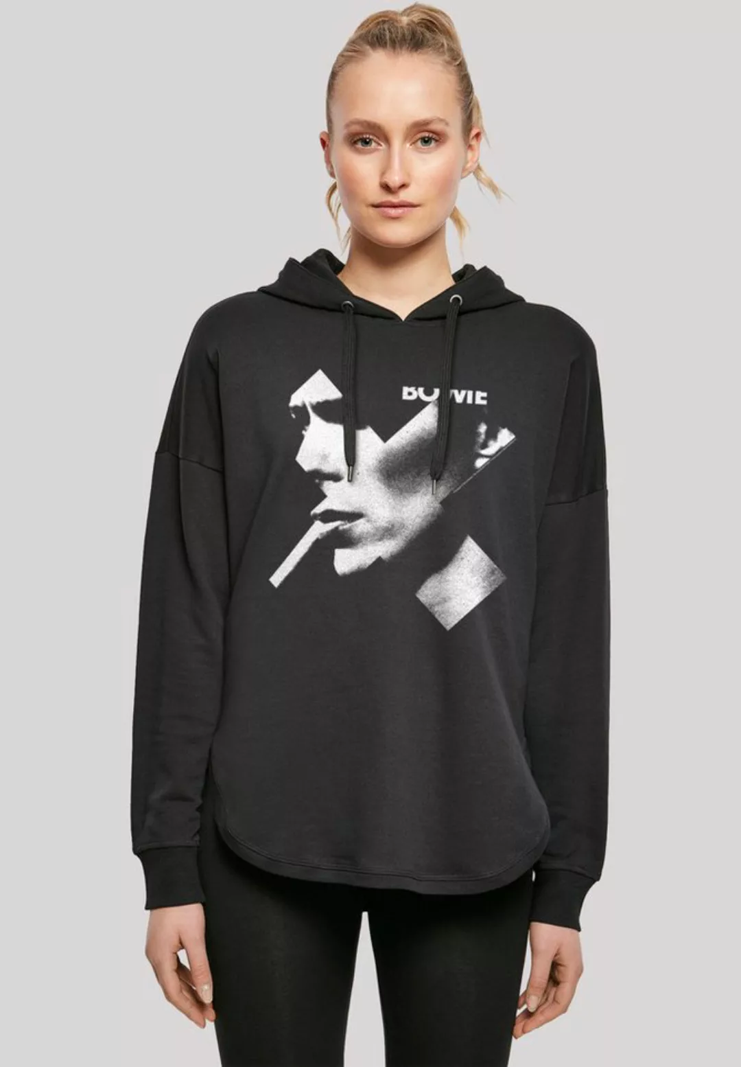 F4NT4STIC Kapuzenpullover David Bowie Cross Smoke Kreuz Print günstig online kaufen