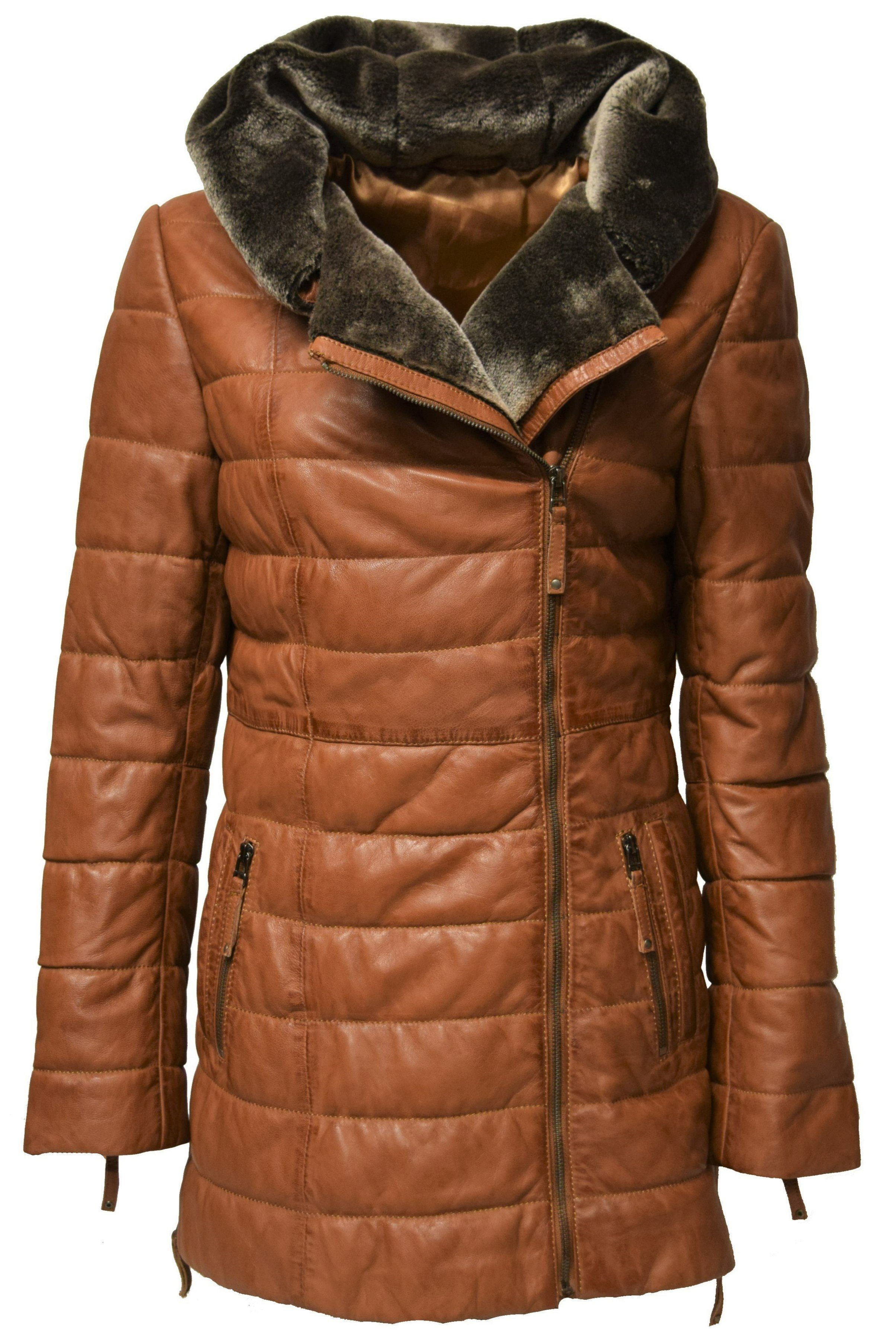 Zimmert Leather Ledermantel Cindy weiches, gestepptes günstig online kaufen
