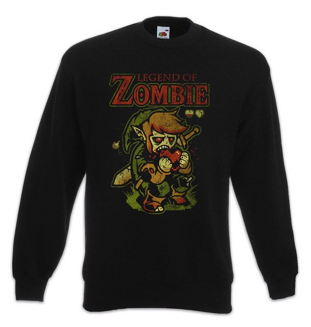 Urban Backwoods Sweatshirt Legend Of Zombie Sweatshirt Fun Zombie Heart Eat günstig online kaufen