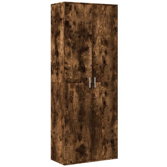 vidaXL Fächerschrank Highboard Räuchereiche 70x35x180 cm Holzwerkstoff (1-S günstig online kaufen