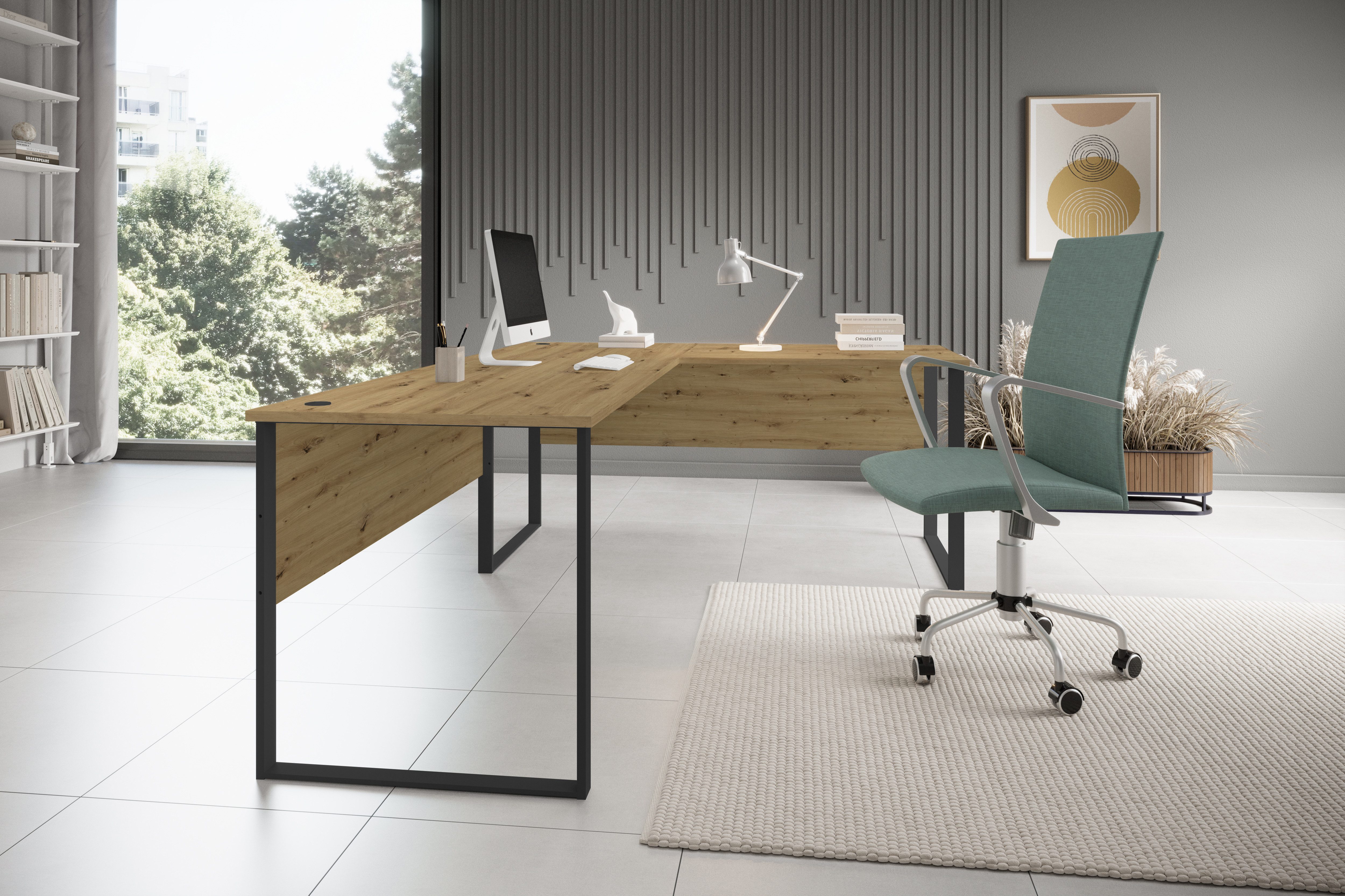 BEGA OFFICE Eckschreibtisch "Amanda", (1 St.), Winkelschreibtisch rechts li günstig online kaufen