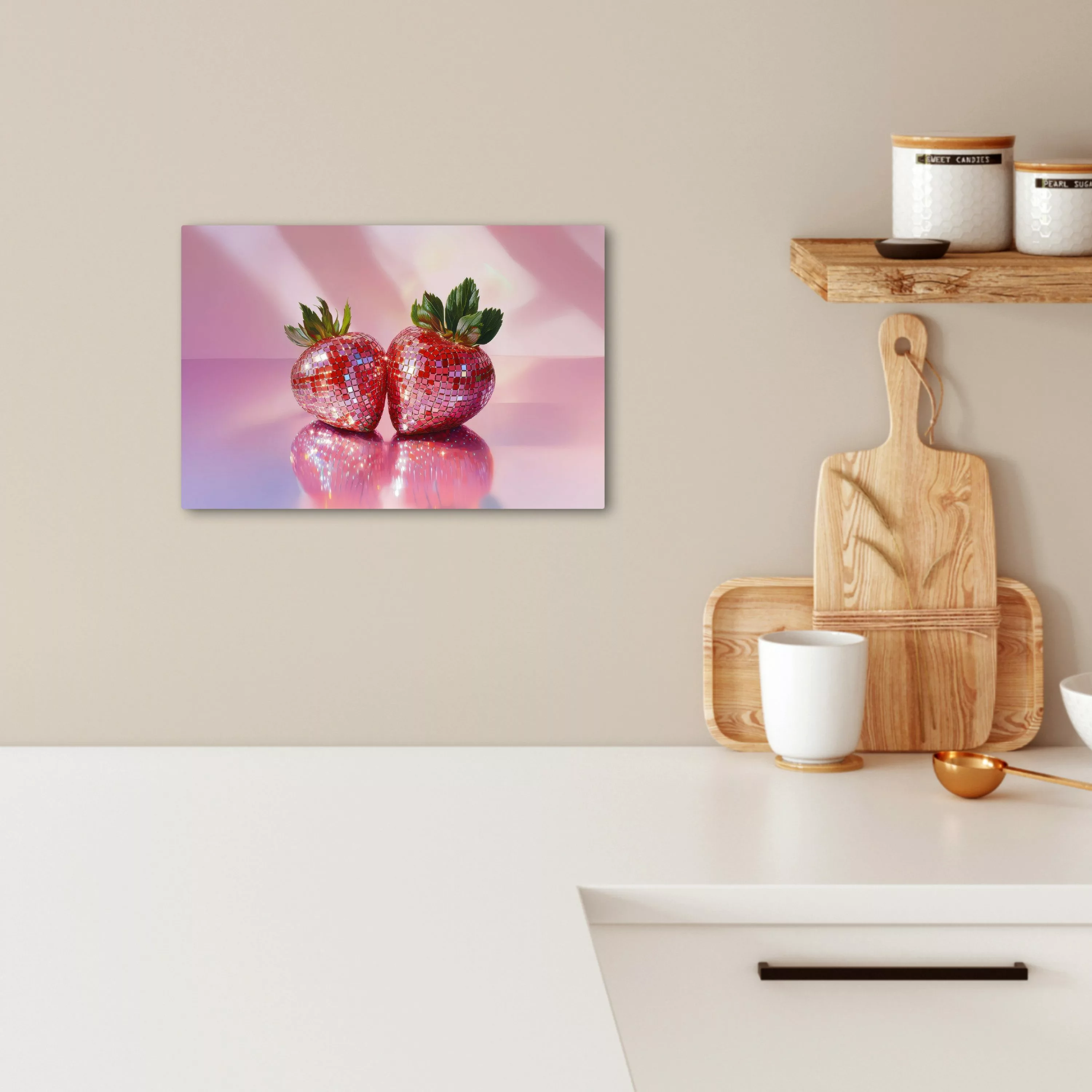 OneMillionCanvasses® Leinwandbild Disco - Obst - günstig online kaufen