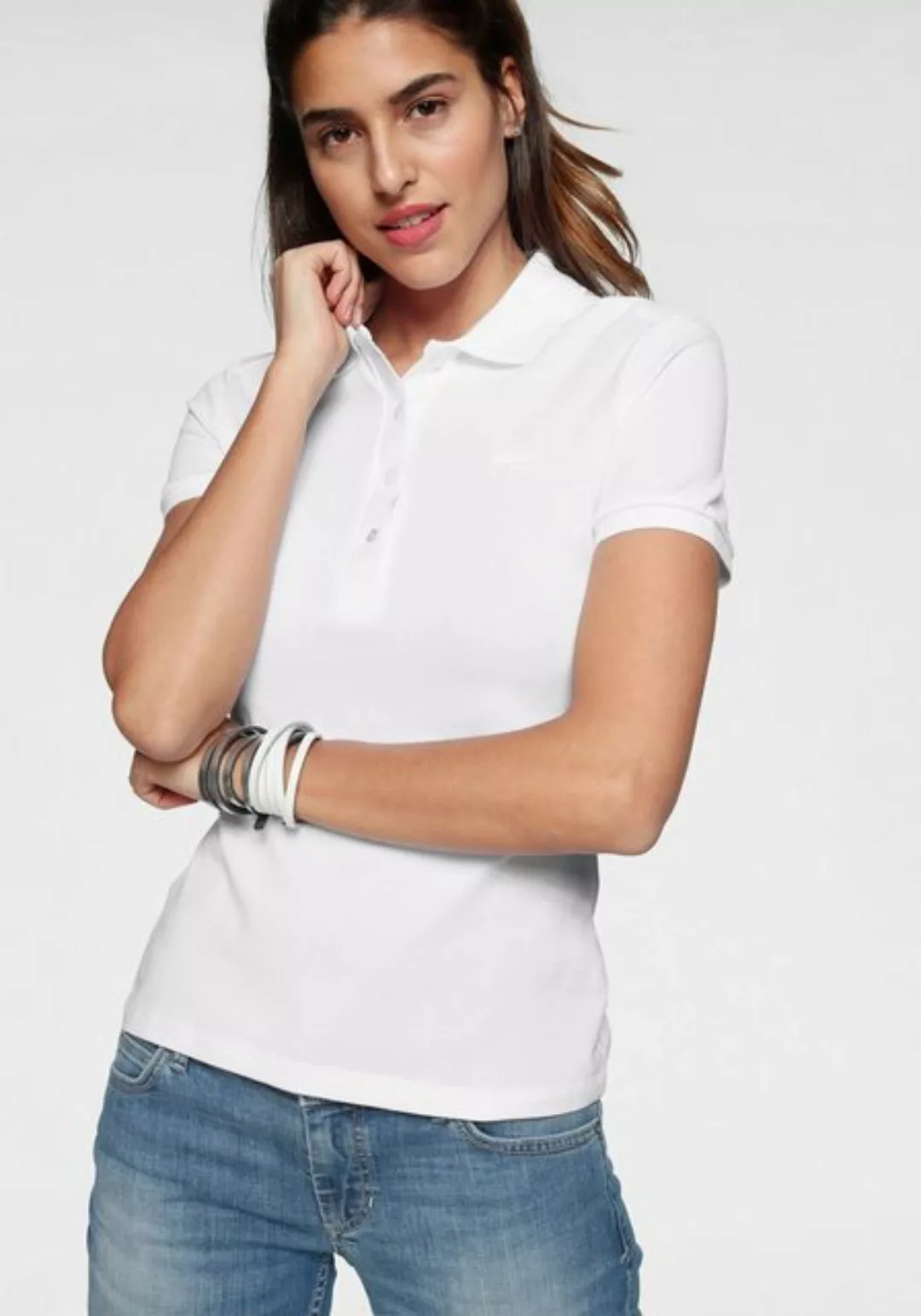 Lacoste Poloshirt (1-tlg) mit tonigem Lacoste-Krokodil auf Brusthöhe günstig online kaufen