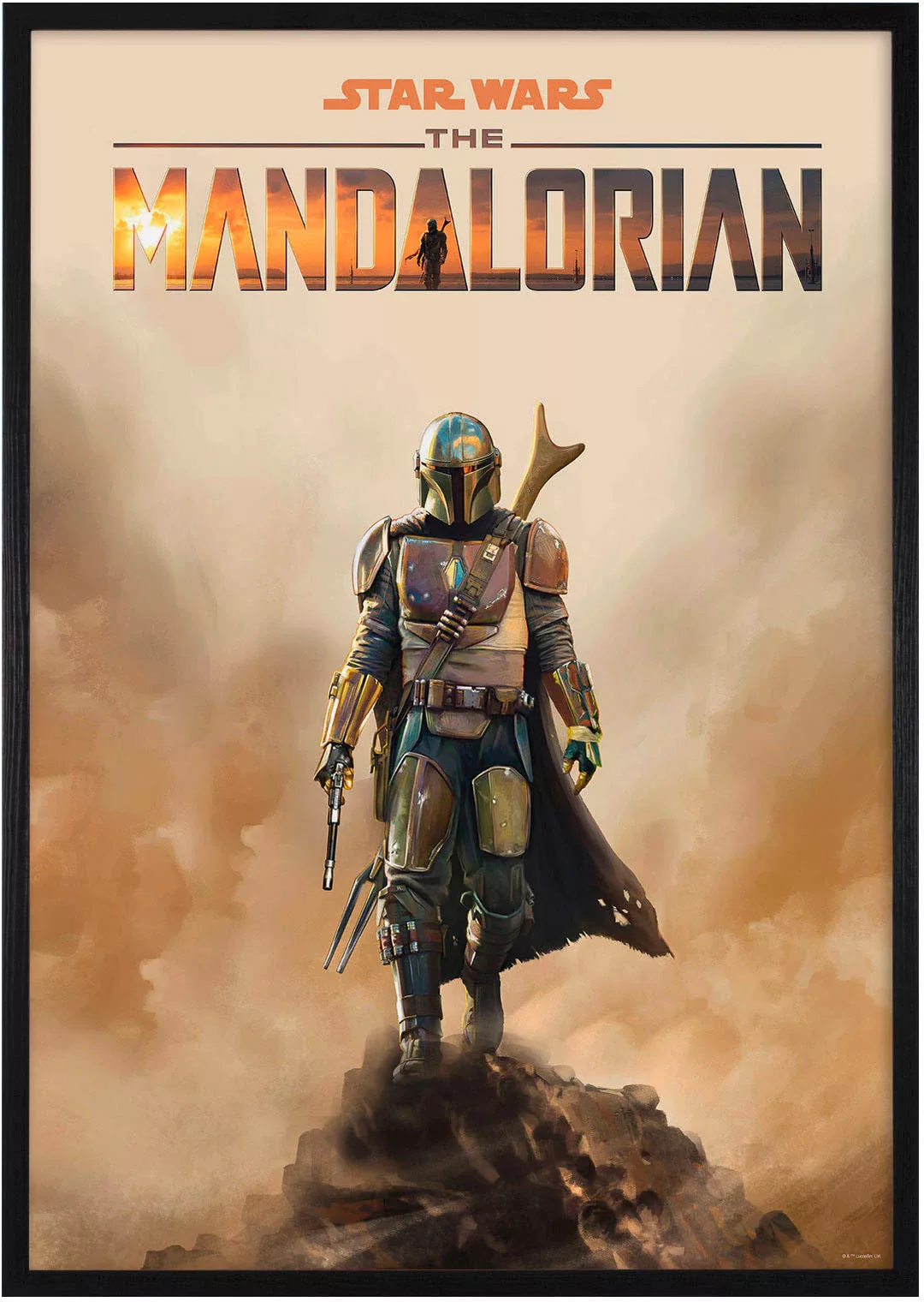 Komar Bild mit Rahmen "Mandalorian Empire", maschinell günstig online kaufen