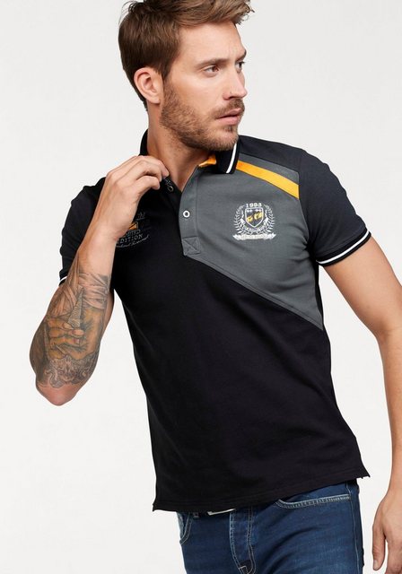 Bruno Banani Poloshirt, Kurzarm, körpernahe Passform, unifarben, mit Polokr günstig online kaufen