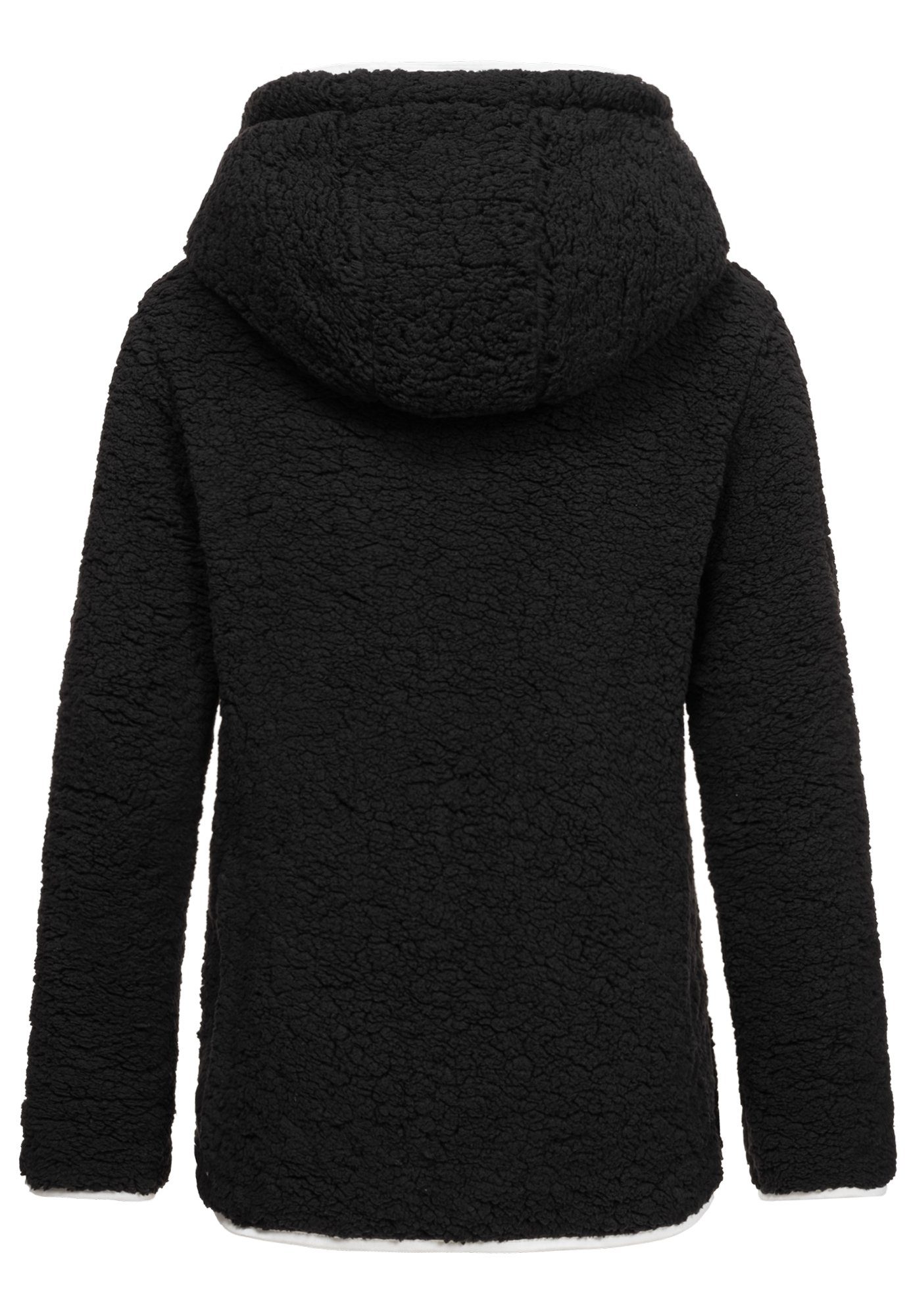 REPUBLIX Kapuzenpullover CAROL Damen Teddy Sweatjacke günstig online kaufen