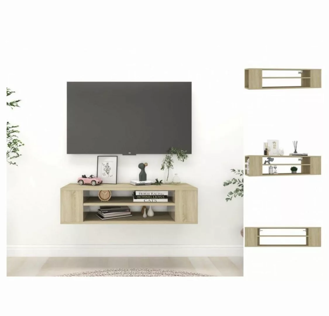 vidaXL TV-Schrank TV-Hängeschrank Sonoma-Eiche 100x30x26,5 cm Spanplatte günstig online kaufen