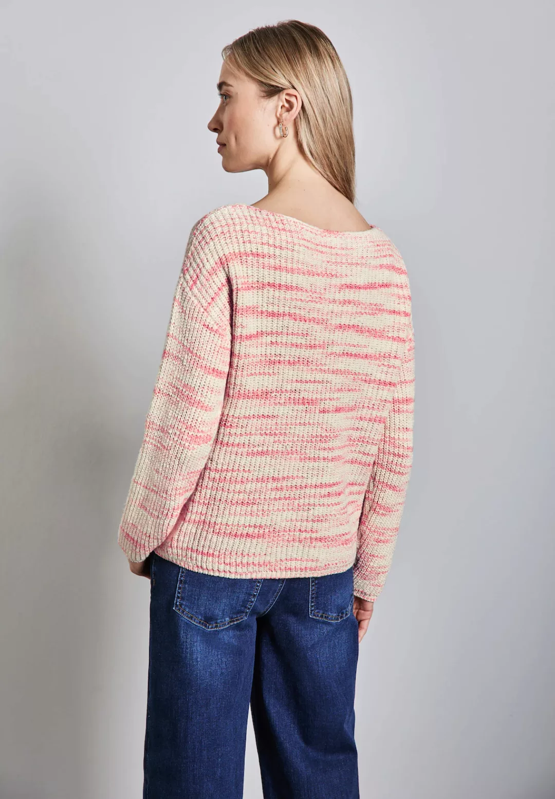 STREET ONE Strickpullover, mit U-Boot-Ausschnitt günstig online kaufen