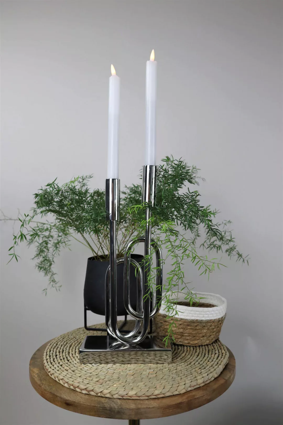 AM Design Kerzenständer »aus Edelstahl«, (1 St.) günstig online kaufen