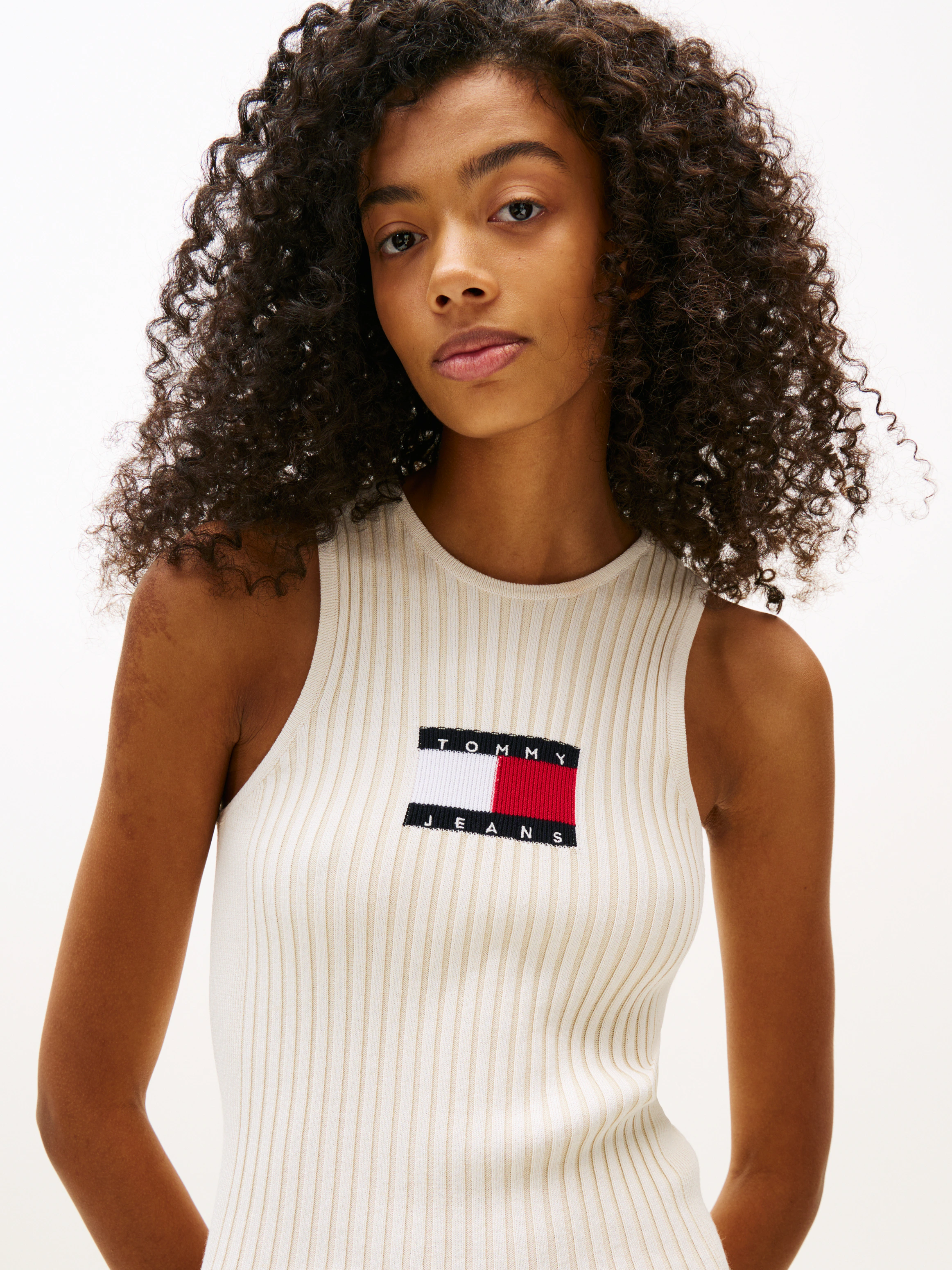 Tommy Jeans Minikleid "TJW FLAG SWEATER MINI DRESS EXT" günstig online kaufen