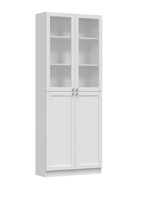 ibonto Vitrine Hochschrank eleganter Vitrinenschrank für Wohnzimmer & Büro günstig online kaufen