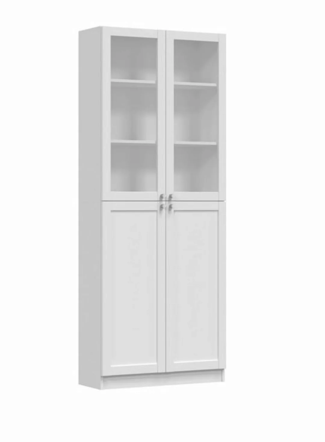 ibonto Vitrine Hochschrank eleganter Vitrinenschrank für Wohnzimmer & Büro günstig online kaufen