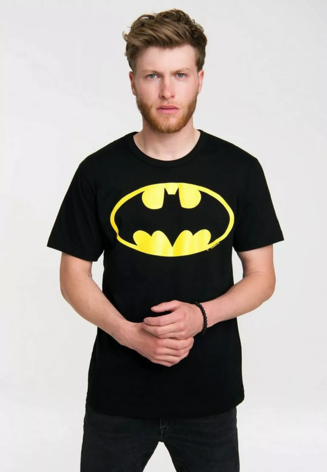 LOGOSHIRT T-Shirt "Batman - Logo", mit coolem Logo günstig online kaufen