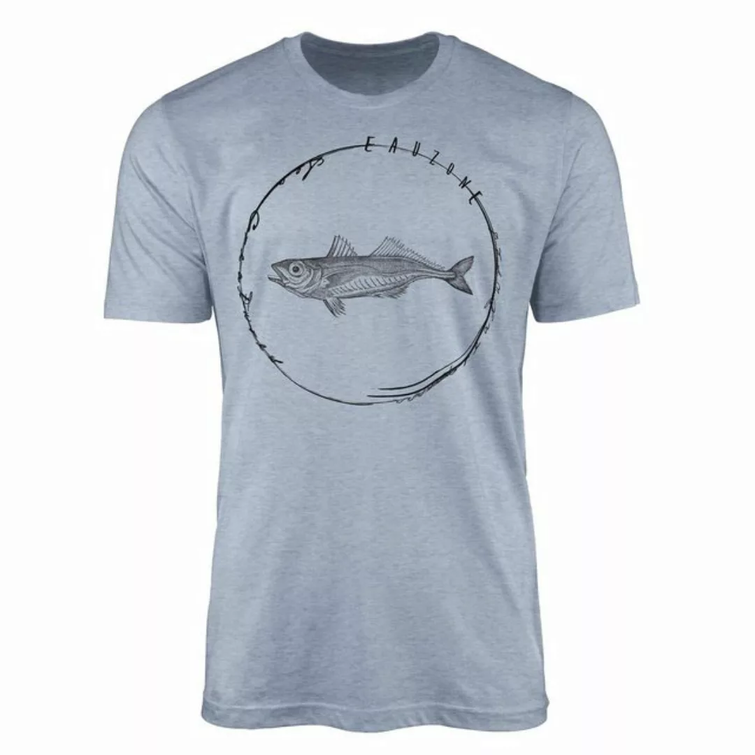 Sinus Art T-Shirt T-Shirt Tiefsee Fische - Serie: Sea Creatures, feine Stru günstig online kaufen