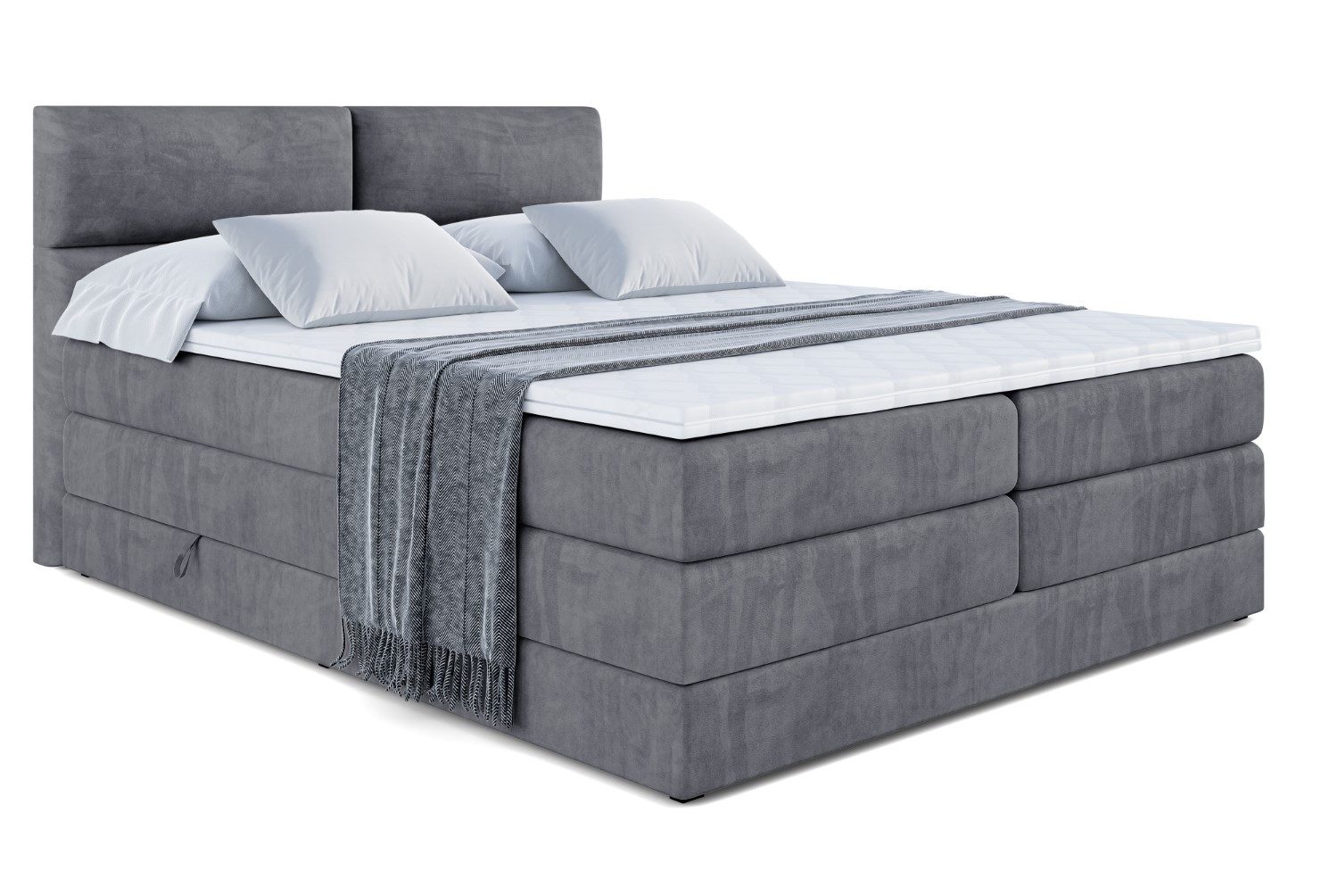 ALTDECOR Boxspringbett BOXI3 KING (Multipocket-Matratze H4, günstig online kaufen