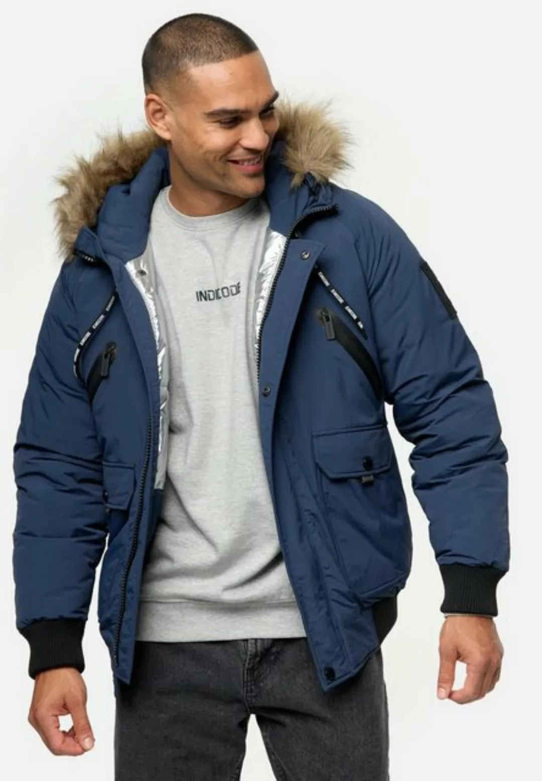 Indicode Winterjacke INZakai günstig online kaufen