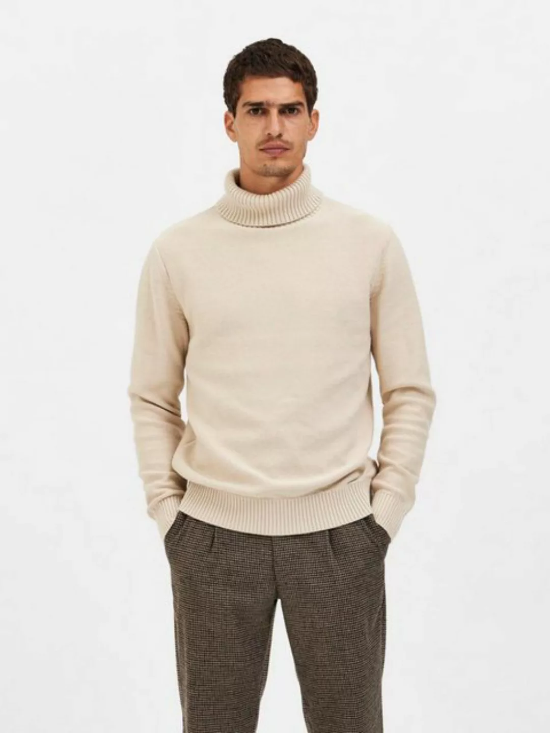 SELECTED HOMME Rollkragenpullover SLHAXEL LS KNIT ROLL NECK NOOS günstig online kaufen