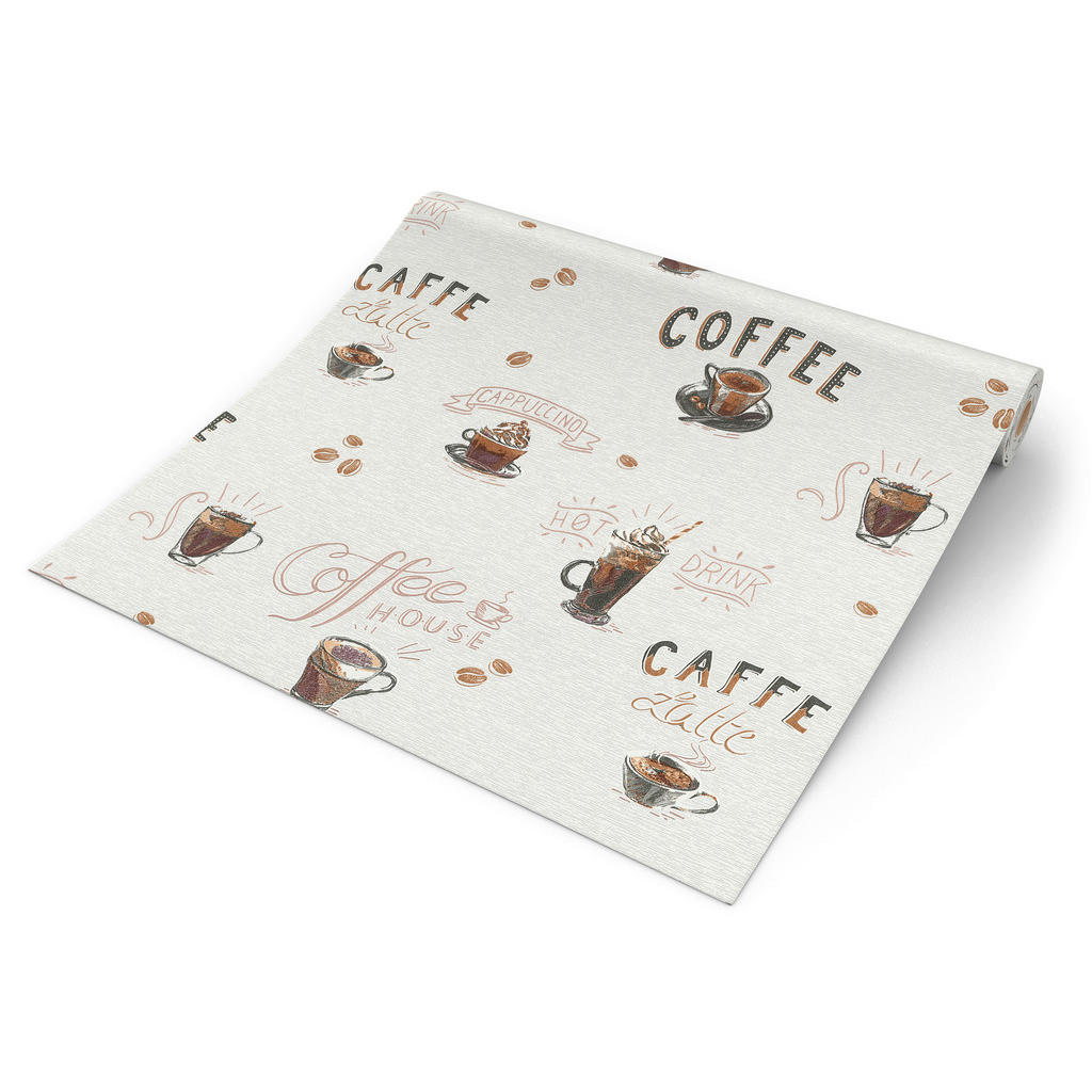 Erismann Vliestapete Coffee creme B/L: ca. 53x1005 cm günstig online kaufen