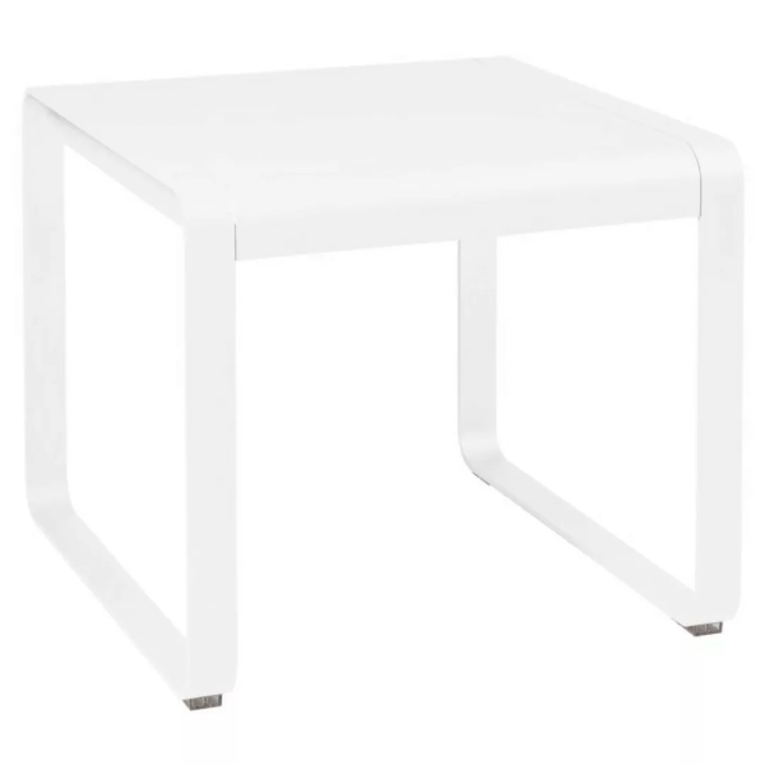 Bellevie halbhoher Lounge-Tisch Baumwollweiß 74 x 80 cm günstig online kaufen