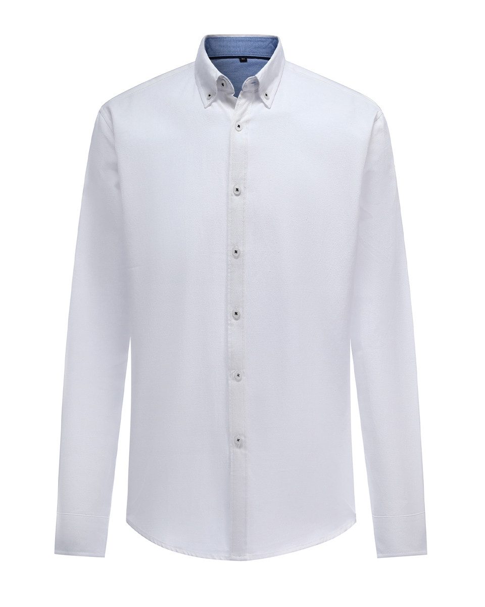 Allthemen Langarmhemd Slim Fit Businesshemd mit günstig online kaufen