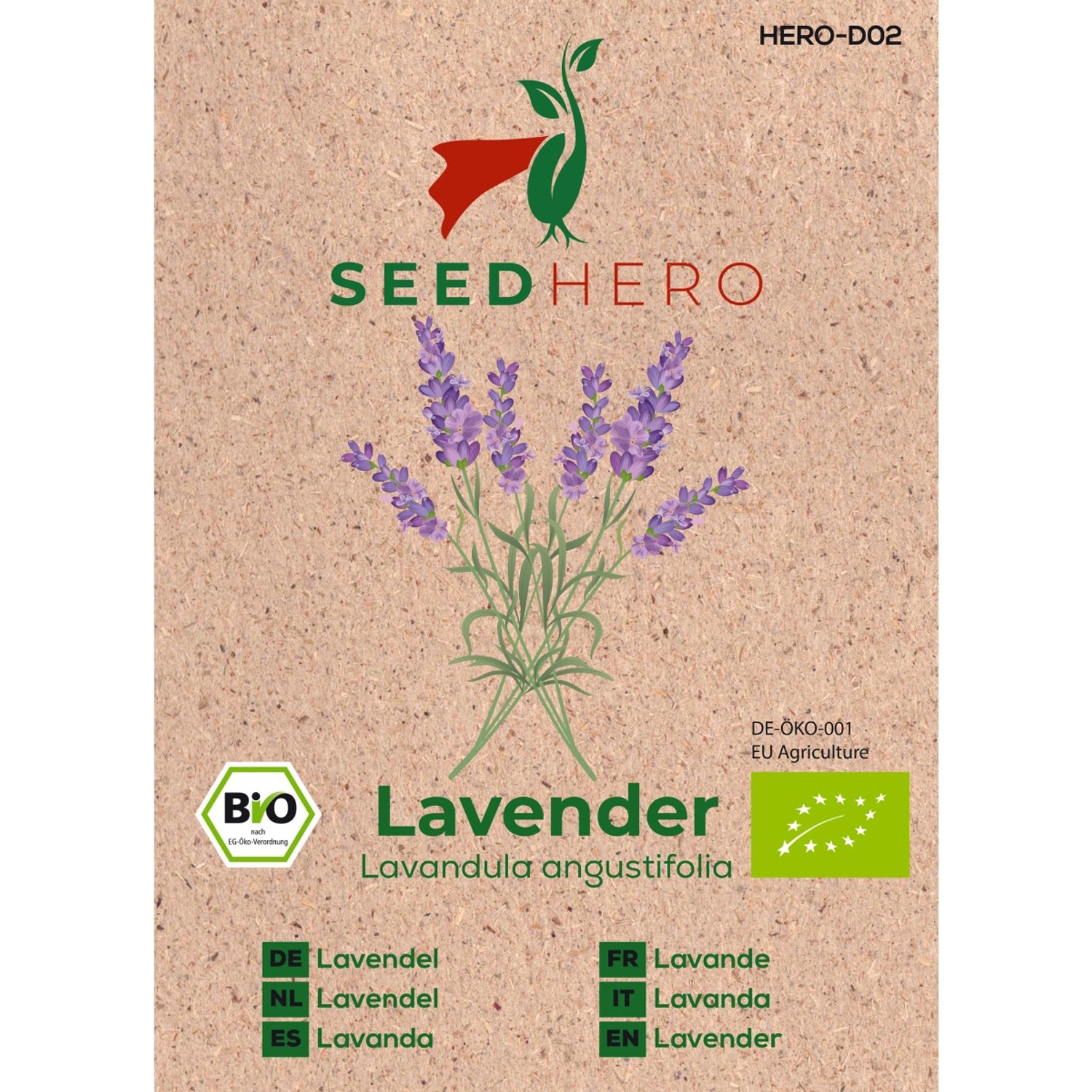 Seedhero BIO Lavendel Echter Samen günstig online kaufen