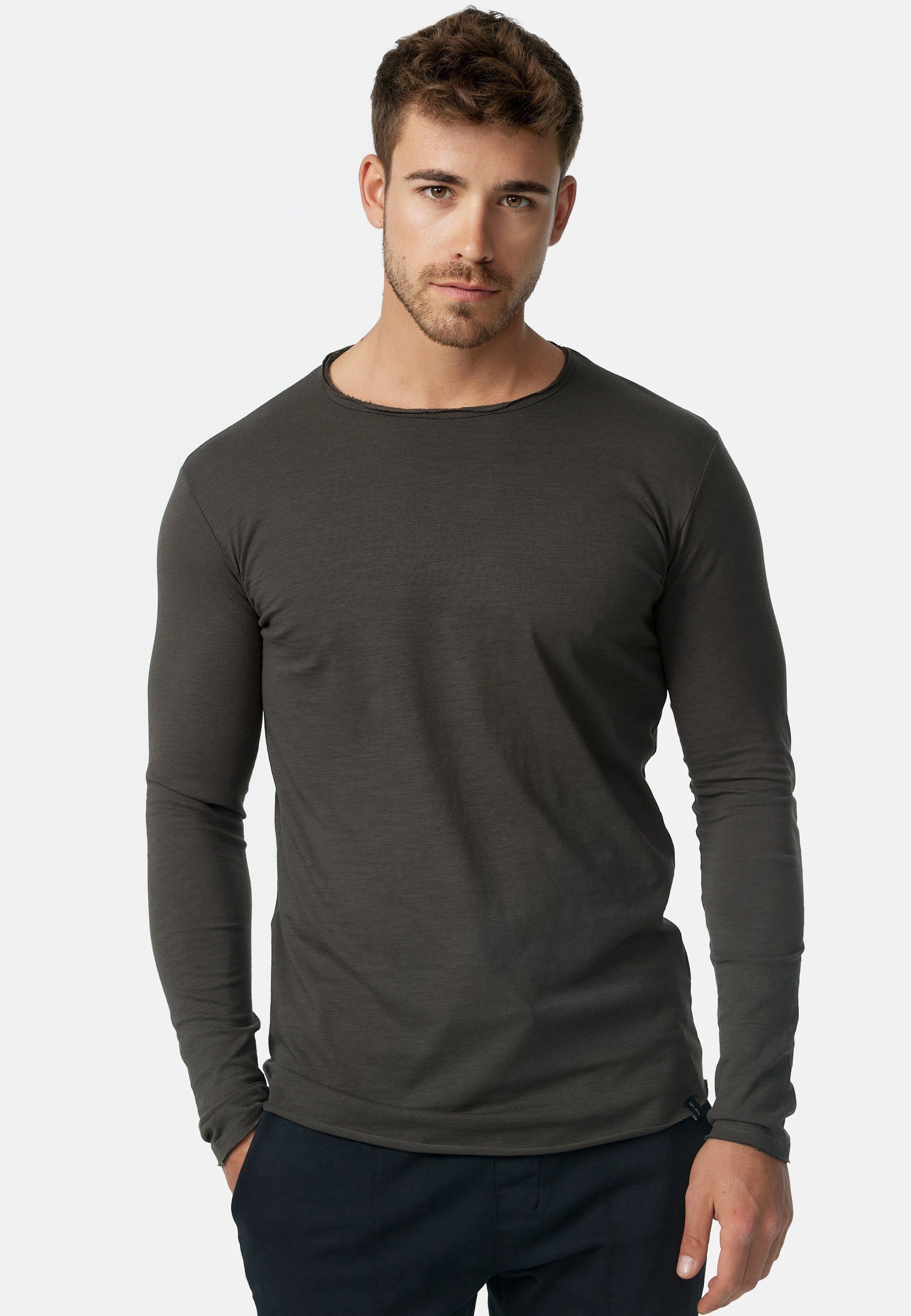 Indicode Langarmshirt Willbur Longsleeve Longsleeve günstig online kaufen