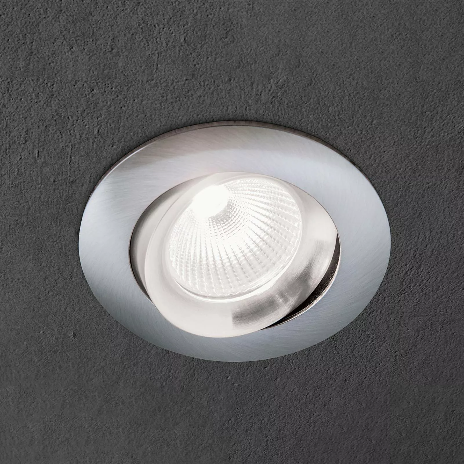 Einbauspot Choice, Aluminium, schwenkbar, satin günstig online kaufen