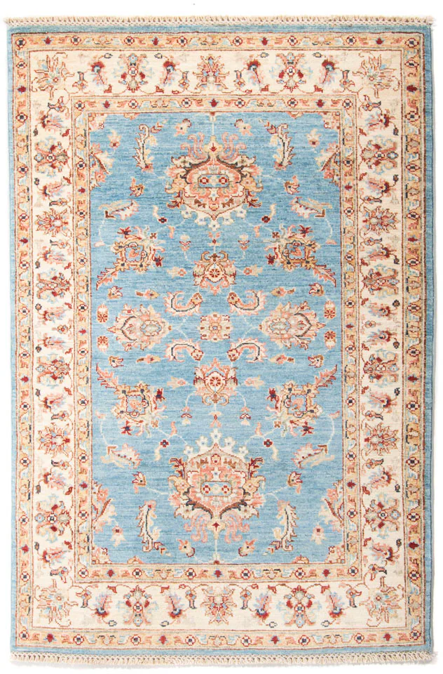 morgenland Orientteppich »Ziegler - 159 x 105 cm - hellblau«, rechteckig, W günstig online kaufen