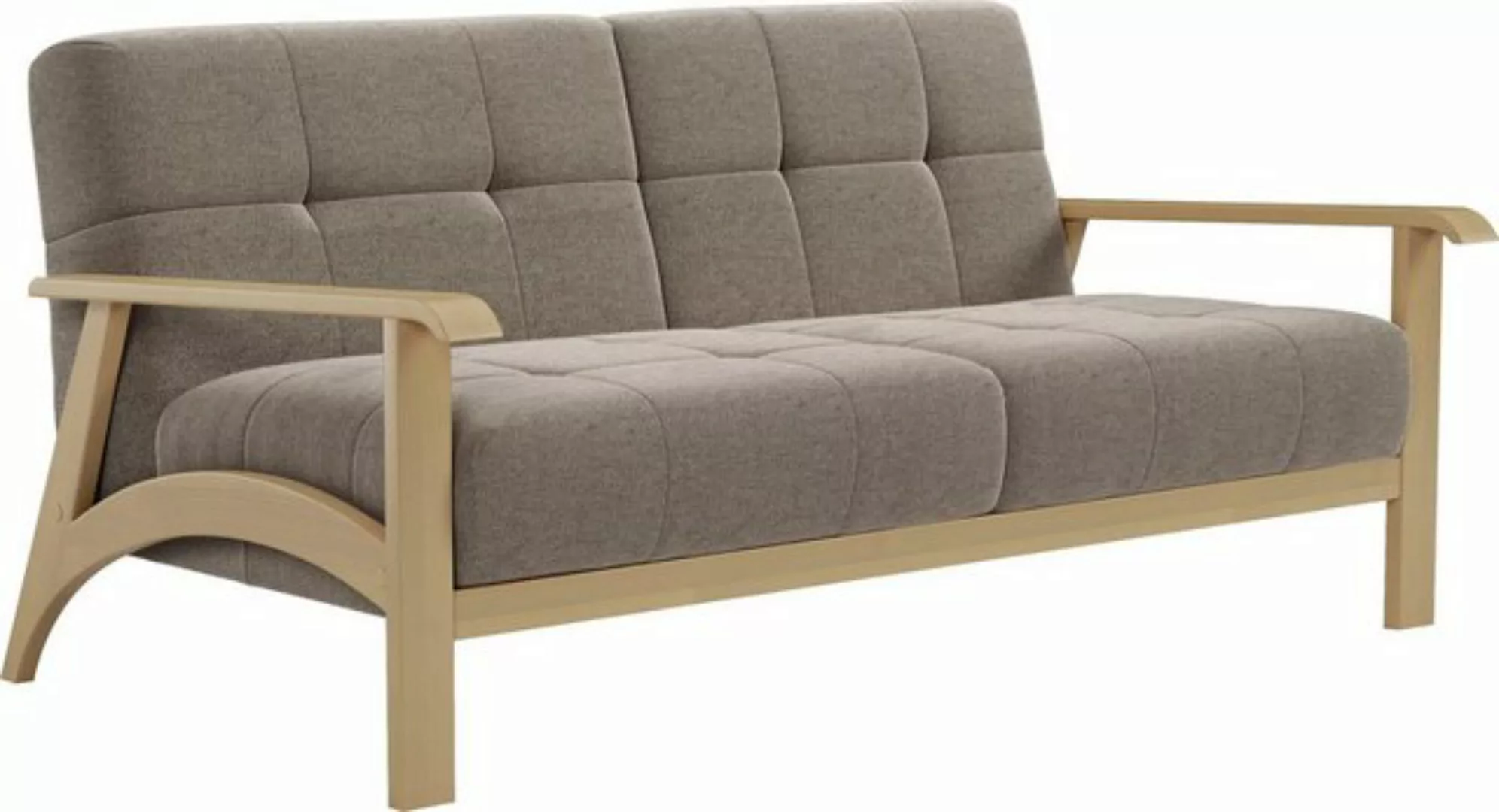 sit&more 2,5-Sitzer "Billund", Armlehnen aus Buchenholz in natur, verschied günstig online kaufen