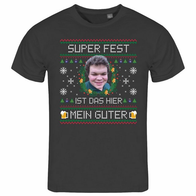 deinshirt Print-Shirt Herren T-Shirt SUPER FEST ist das hier Mein Guter Fun günstig online kaufen