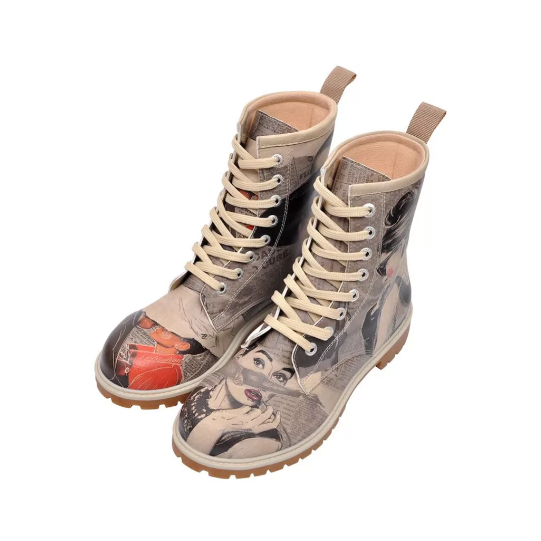 DOGO Schnürboots "Damen Boots Go Back To Being Yourself Vegan Damen Boots / günstig online kaufen