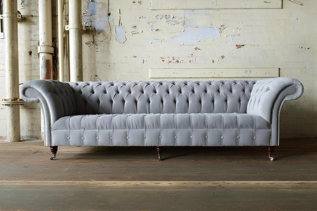 Xlmoebel Sofa Chesterfield-Sofa mit Design für 4 Personen, luxuriöse Polste günstig online kaufen