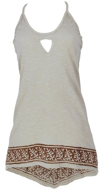 Guru-Shop T-Shirt Boho Longtop, Top mit toller Rückenpartie -.. alternative günstig online kaufen
