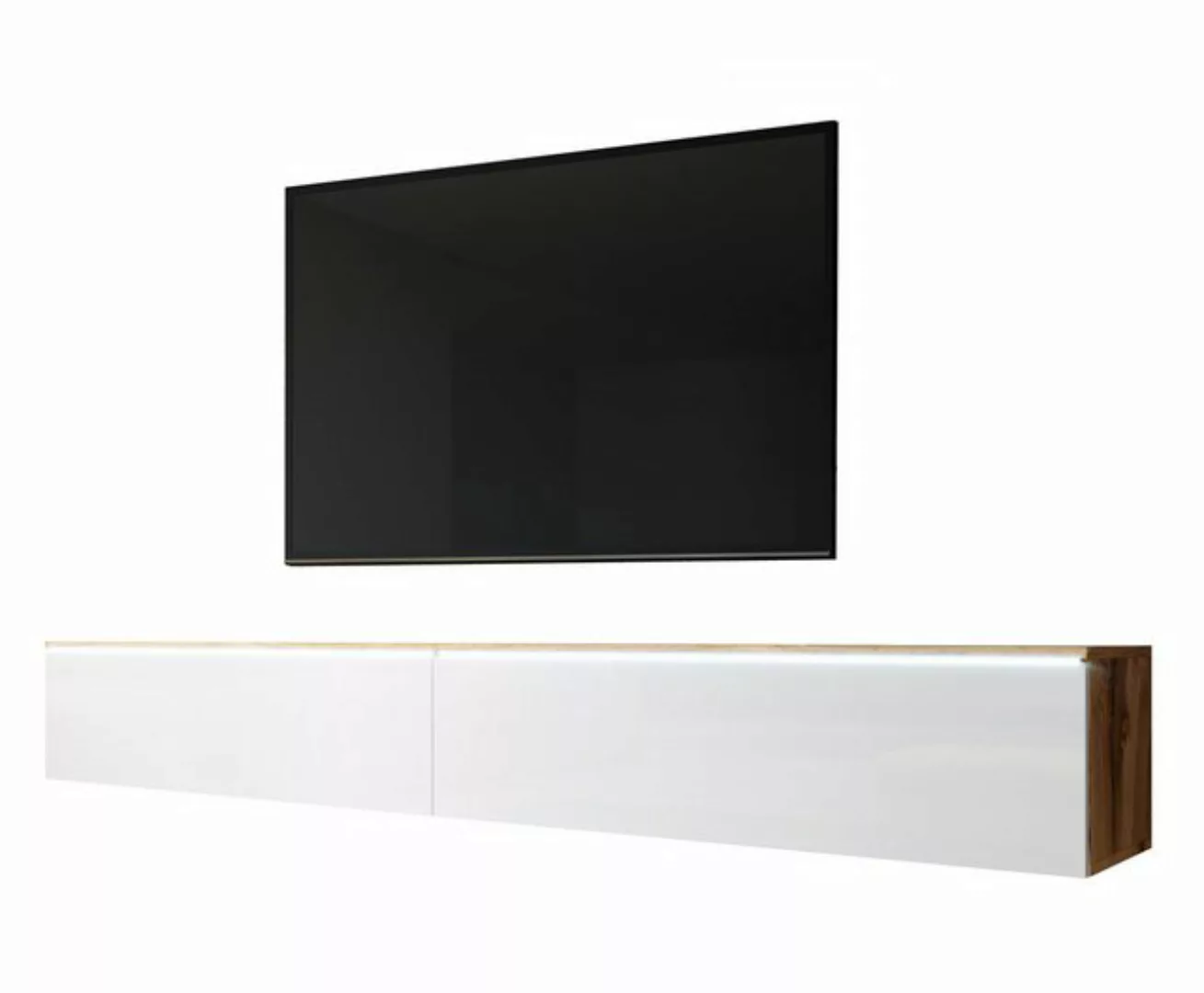 Furnix TV-Schrank BARCELLO Lowboard Fernsehschrank 200 cm (2x100cm) mit/ohn günstig online kaufen