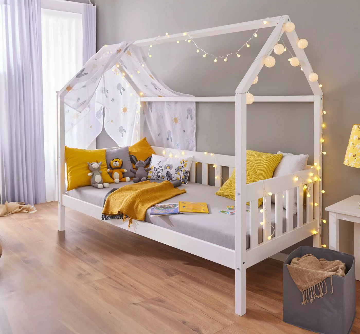 Inter Link Kinderbett Funky Hausbett (Lieferung ohne Matratze), aus Massivh günstig online kaufen