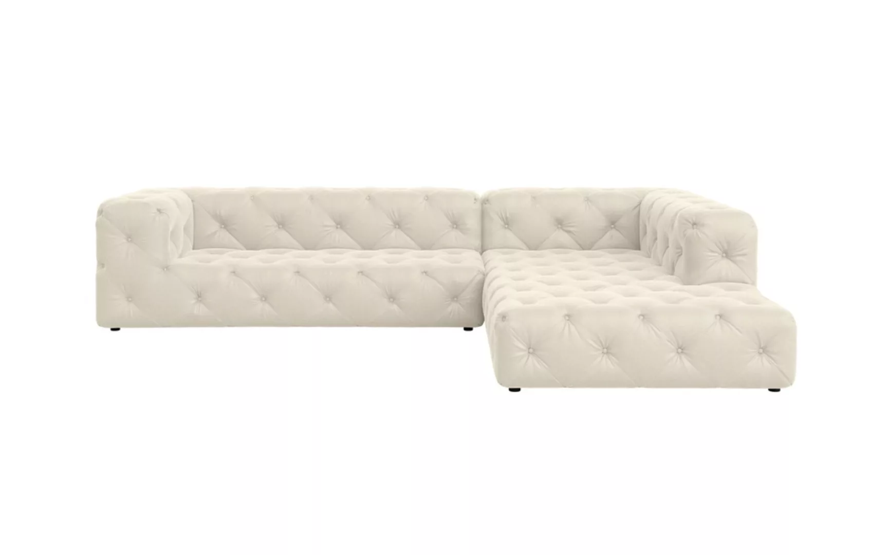 Places of Style Ecksofa »FOLLINA«, L-Form, mit klassischer Chesterfield-Kno günstig online kaufen