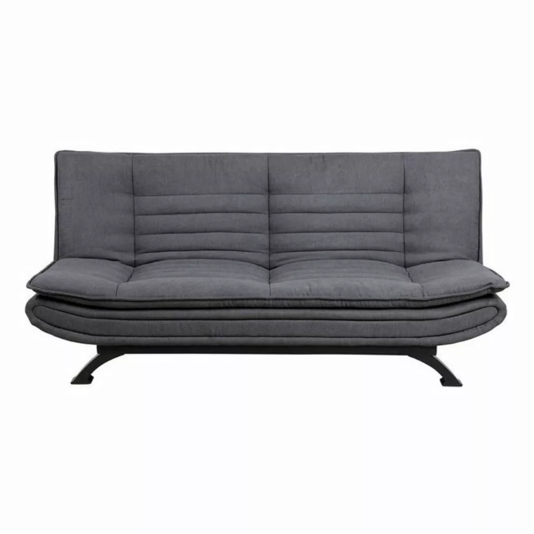 ebuy24 Schlafsofa Fanny Schlafsofa dunkelgrau, Metall schwarz. günstig online kaufen