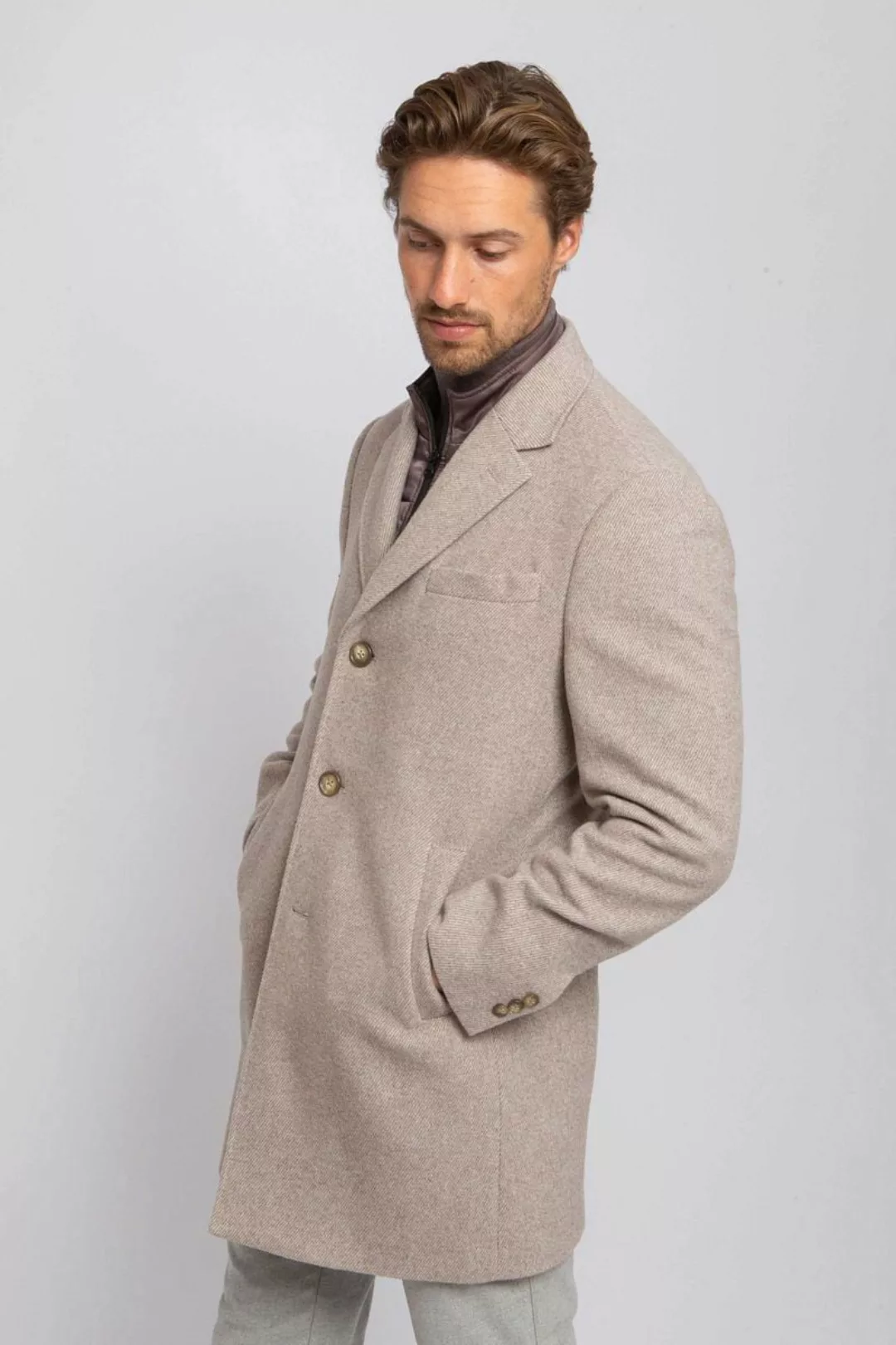 Suitable Coat Wolle Twill Sand - Größe 50 günstig online kaufen