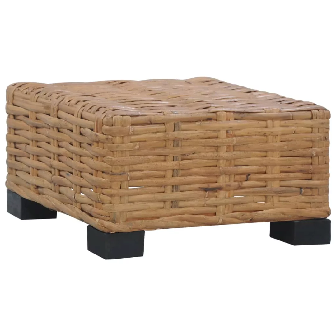 Couchtisch 47×47×28 Cm Natur Rattan günstig online kaufen