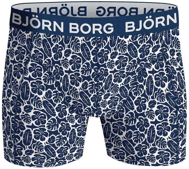 Bjorn Borg Boxers Cotton Stretch 3-Pack Blau  - Größe L günstig online kaufen