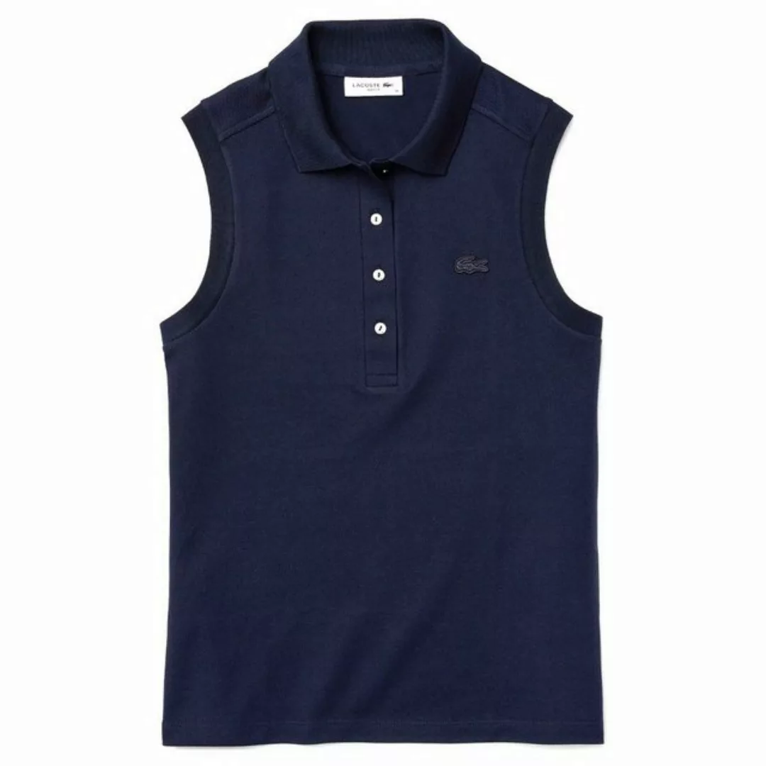 Lacoste Poloshirt Lacoste Cotton Sleeveless Polo Dunkelblau günstig online kaufen