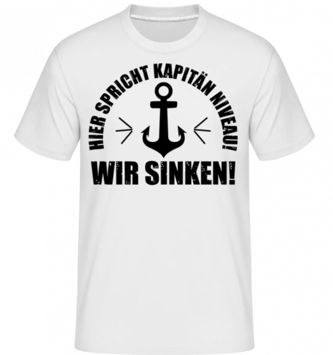 Kapitän Niveau Wir Sinken · Shirtinator Männer T-Shirt günstig online kaufen
