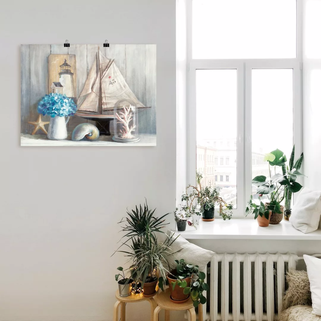 Artland Wandbild »Sommerhaus«, Arrangements, (1 St.), als Leinwandbild, Pos günstig online kaufen