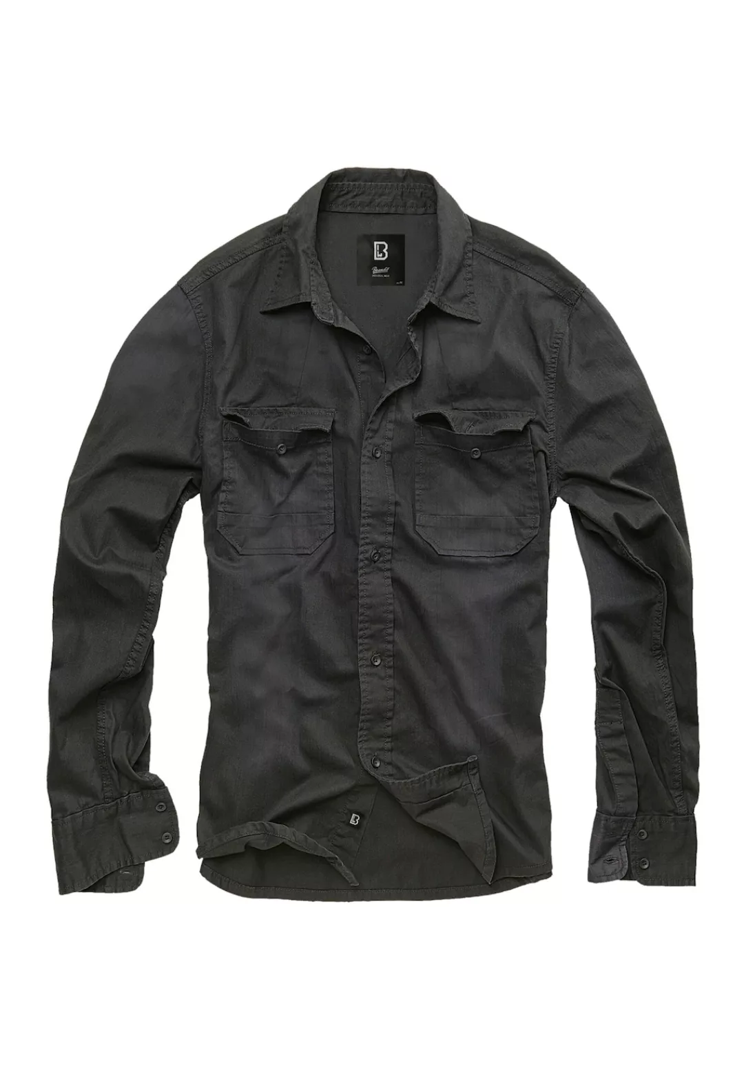 Brandit Langarmhemd "Brandit Herren Hardee Denim Shirt", (1 tlg.) günstig online kaufen