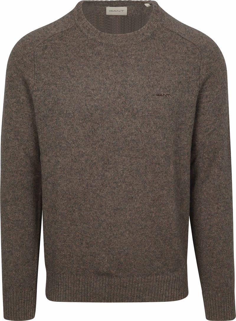 Gant Pullover Wool Blend Braun - Größe M günstig online kaufen